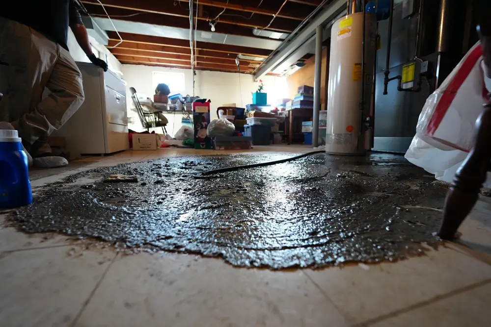 Restoration equipment on a San Jose job