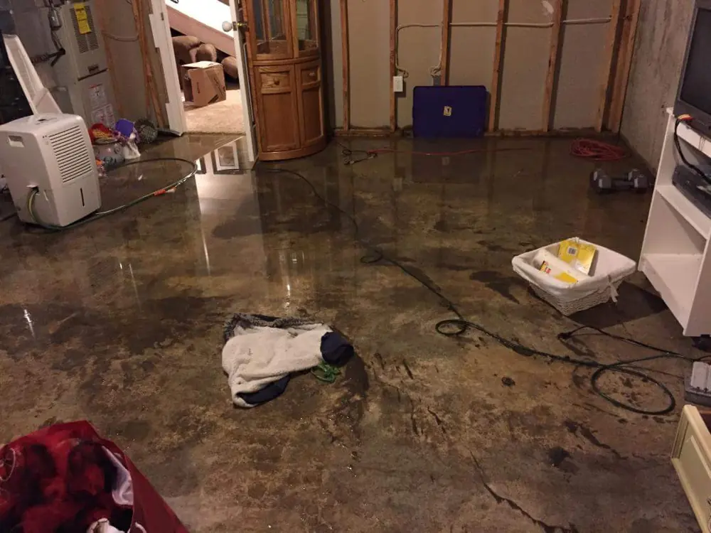 Restoration equipment on a San Jose job